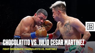 FIGHT HIGHLIGHTS  Román Chocolatito González vs Julio Cesar Martinez [upl. by Wayne]