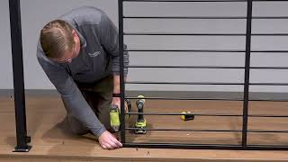 How to Install RDI MetalWorks Excalibur Steel Railing Latitudes  Level Rail [upl. by Eiramlatsyrk]