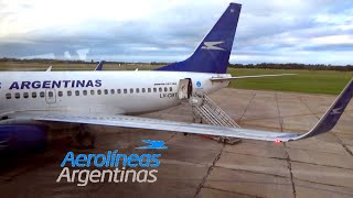 Buenos Aires  Mar del Plata  Aerolíneas Argentinas B737700  Aterrizaje  AEP  MDQ 22 [upl. by Noscire]