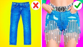 BRILLIANT CLOTHES HACKS FOR GIRLS by 123 GO Kevin shorts [upl. by Laughlin]