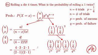 Binomial Distribution EXPLAINED with Examples [upl. by Arretahs]