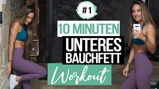 ▶︎ Unteres Bauchfett verlieren ◀︎  10 Min Ready for Summer Workout  4x10 [upl. by Kohl207]