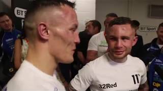 CLASS  CARL FRAMPTON amp JOSH WARRINGTON EMBRACE amp DISCUSS THEIR EPIC WORLD TITLE FIGHT [upl. by Yasu993]