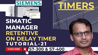 Siemens PLC Training 21  Retentive On delay Timer in Siemens STEP 7 Simatic Manager [upl. by Gnoht344]