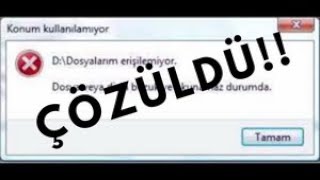 HDD  USB DOSYA VEYA DİZİN BOZUK OKUNAMAZ DURUMDA HATASI solved file or directory [upl. by Hesler]