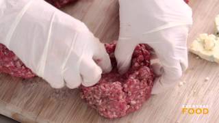 CheeseStuffed Burgers  Everyday Food with Sarah Carey [upl. by Barclay]