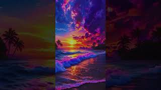 A Vibrant Sunset aiartgallery vibrant sunset paradise [upl. by Nelaf]