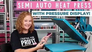 ProWorld SemiAuto Heat Press with Digital Pressure Readout [upl. by Atsilac851]