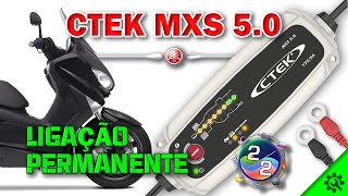 CTEK MXS 50  INSTALAÇÃO PERMANENTE [upl. by Cyrille]