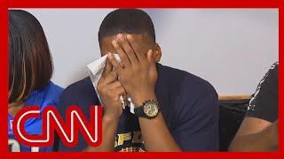 Student breaks down after learning classmate died in shooting [upl. by Nylloh402]