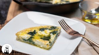 Spinach amp Goat Cheese Frittata Keto amp LowCarb [upl. by Leon438]