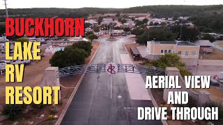 Buckhorn Lake RV Resort  Aerial View and Drive Through [upl. by Assirek]