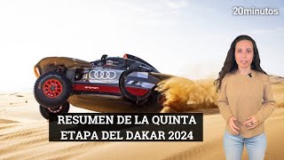 Resumen quinta etapa del Rally Dakar 2024 Carlos Sainz cae al tercer puesto [upl. by Karen52]