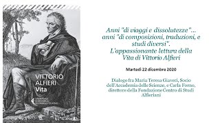 Lappassionante lettura della Vita di Vittorio Alfieri [upl. by Nitas]