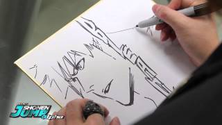 BLEACH Tite Kubo OFFICIAL Creator Sketch Video by SHONEN JUMP Alpha [upl. by Care414]