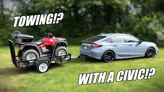 Honda Civic Hatchback Towing Review 11th Gen [upl. by Donny]