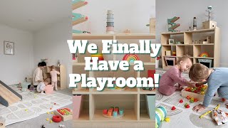 WE FINALLY HAVE A PLAYROOM  Reveal  Behind The Scenes [upl. by Frederick887]