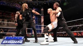 The Shield compete in an 11on3 Handicap Gauntlet Match SmackDown Sept 20 2013 [upl. by Annatnom241]