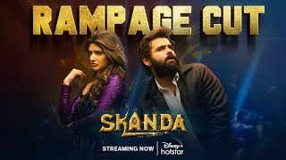 RapoRampageCut Streaming Now  Skanda  Ram Pothineni  Sreeleela Disney Plus Hotstar [upl. by Eornom867]