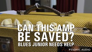 Can This Amp Be Saved  Blues Junior Needs Help [upl. by Robbins]