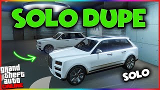 WORKING NEW SOLO CAR DUPLICATION MONEY GLITCH  SOLO GTA 5 Money Glitch  gta 5 Duplication Glitch [upl. by Sothena]