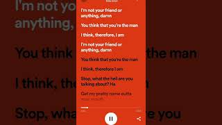 Therefore I am lyrics trending spotify lyrics shortsviral youtubeshorts viral [upl. by Chimene333]