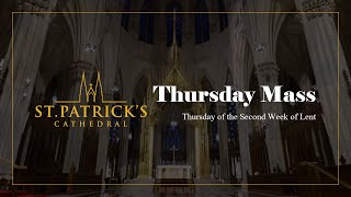 Thursday Mass  February 29th 2024 [upl. by Yennek]