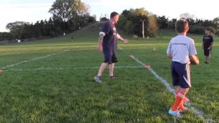 Youth Football  Learning How to Tackle [upl. by Eelrahs565]