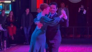 Alejandro Beron amp Kelly Lettieri dance A La Gran Muñeca Di Sarli  El Milongon Tango in Buenos Aires [upl. by Ferretti731]