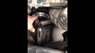 1999 E350 diesel fuel filter change pt4 [upl. by Delbert]