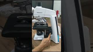 Installation of CARL ZEISS Primostar3 Microscope  Fitting of CMount Adapter and Camera [upl. by Essirehc]