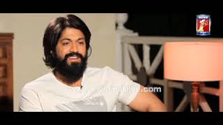 Rocking Star Yash Interview In News First Channel  About Yash Upcoming Cinema Interview [upl. by Ainet392]