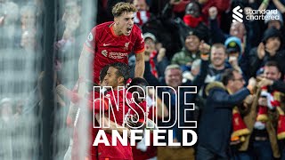 Inside Anfield Liverpool 40 Arsenal  Reds emphatic in Saturday night victory [upl. by Sokul]