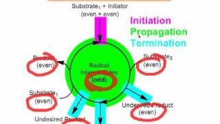 Radical Chain Mechanisms Initiation amp Propagation [upl. by Enahs129]