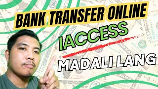 LANDBANK TO LANDBANK ONLINE MONEY TRANSFER VIA IACCESS APP 2024 [upl. by Dlorag]