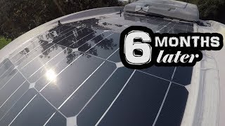 FLEXIBLE SOLAR PANEL  6 MONTHS LATER [upl. by Altaf809]