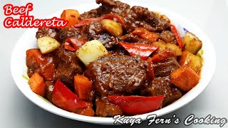 HOW TO MAKE YUMMY BEEF CALDERETA [upl. by Collimore]