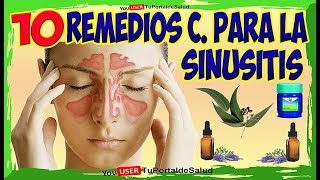 COMO CURAR LA SINUSITIS con estos 10 Remedios Caseros [upl. by Lipp79]