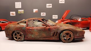 Ferrari 550 Maranello Restoration Model Car [upl. by Tadeas101]