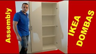 IKEA DOMBAS wardrobe assembly [upl. by Akienom]