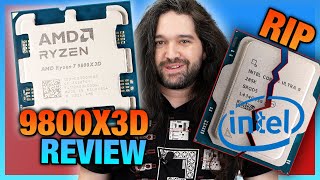 RIP Intel AMD Ryzen 7 9800X3D CPU Review amp Benchmarks vs 7800X3D 285K 14900K amp More [upl. by Anerat]