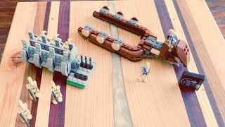 Lego Star Wars Trade Federation Troop Carrier Assembly [upl. by Nabila47]