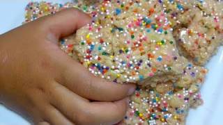 Birthday Cake Mix Rice Krispy Treats Recipe [upl. by Omrellig777]