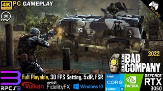 Battlefield Bad Company 1 PC Gameplay  RPCS3  Full Playable  PS3 Emulator  4k30FPS  2022 Latest [upl. by Laurita]