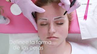 HENNA CEJAS  Como hacer las cejas con Henna  Tutorial paso a paso [upl. by Allebasi]