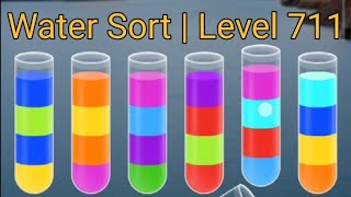 Water Sort  Level 711 [upl. by Elirpa]