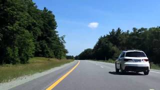 Adirondack Northway Interstate 87 Exits 30 to 31 northbound [upl. by Seligmann]