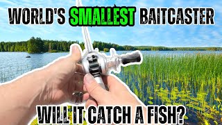 Testing the Tiny but Mighty baitcasting combo telescopic rod [upl. by Valaree]