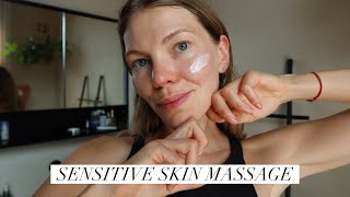 Face Massage With Sensitive Skin  Routine [upl. by Keavy]