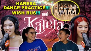 Sisters React to BINI Karera Dance Practice and Wish Bus Live [upl. by Llereg]